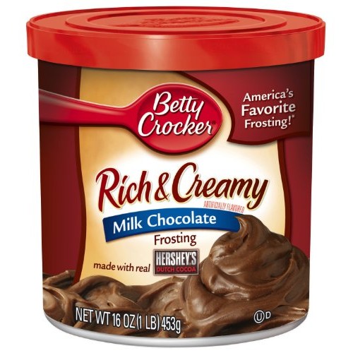 Betty Crocker Rich &Amp; Creamy Frosting, Milk Chocolate, 16-Ounce C