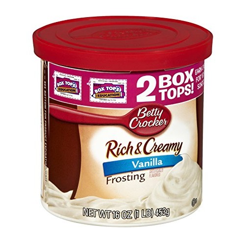 Betty Crocker, Rich &Amp; Creamy Frosting, Vanilla, 16Oz Tub Pack O