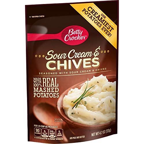 Betty Crocker Sour Cream And Chives Potatoes, 4.7 Oz Pack Of 7