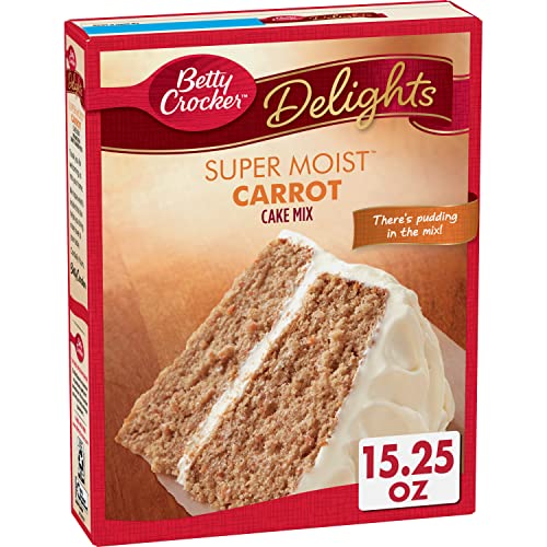 Betty Crocker Super Moist Cake Mix Carrot 15.25 Oz Box Pack Of 6