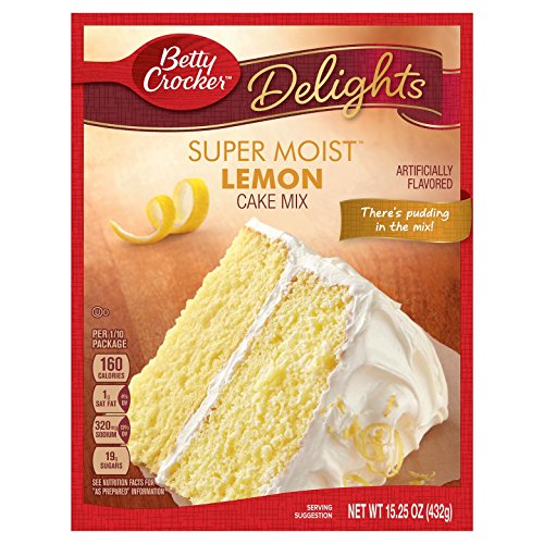 Betty Crocker Super Moist Lemon Cake Mix And Betty Crocker Rich