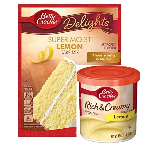 Betty Crocker Super Moist Lemon Cake Mix And Betty Crocker Rich