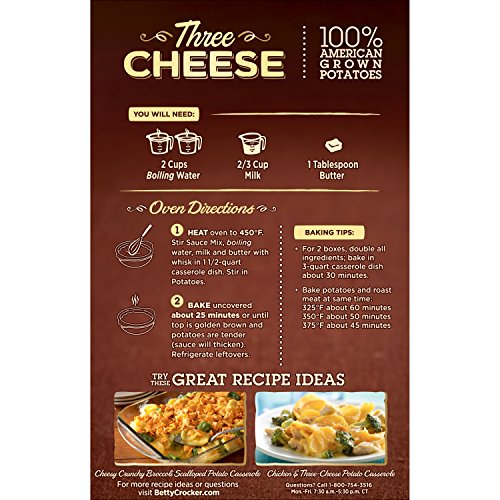 Betty Crocker Three Cheese Potatoes, 5 Oz