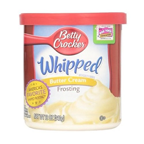 Betty Crocker Whipped Butter Cream Frosting Pack of 2 12 oz Tubs