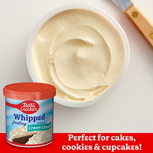 Betty Crocker Whipped Frosting, Cream Cheese, 12 Oz Canister