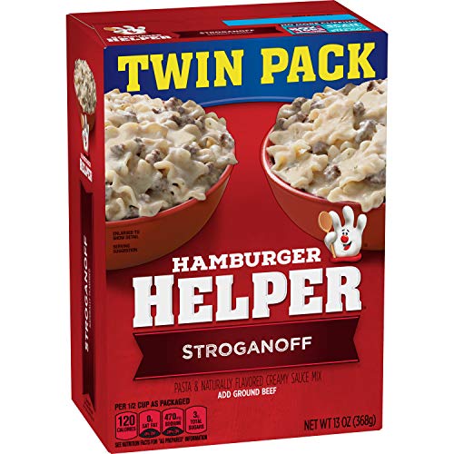 Hamburger Helper, Stroganoff Pasta And Creamy Sauce Mix, 13 Oz