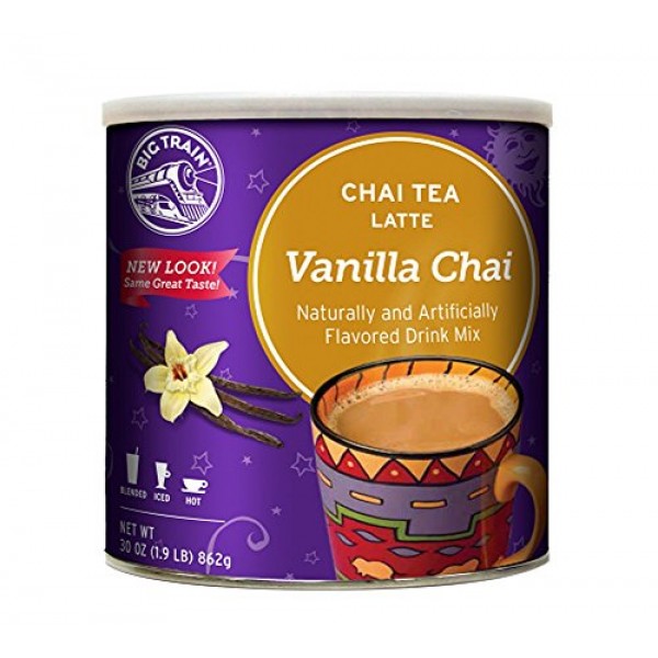 Big Train Spiced Chai Tea Latte Beverage Mix, 1.9 lb