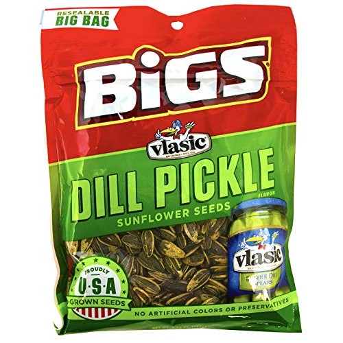 Bigs Sunflower Seeds - Vlasic Dill Pickle - 5.35 Ounce Pack Of 6