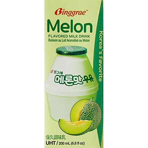 Binggrae Melon Flavored Milk Drink 200ml 6-pack Net 41 Fl Oz