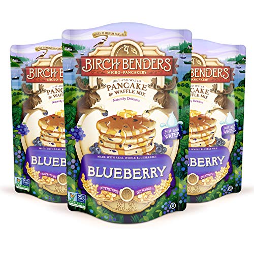 Blueberry Pancake &Amp; Waffle Mix By Birch Benders, Made With Real