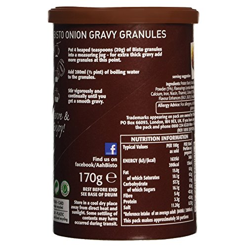 Bisto Onion Gravy Granules 170G