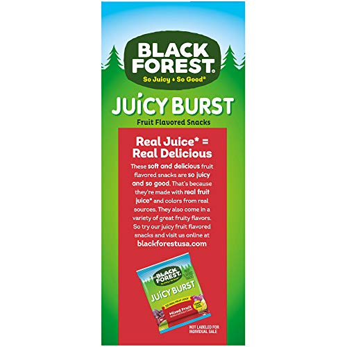 Black Forest Medley Juicy Center Fruit Snacks, Mixed Fruit Flavo