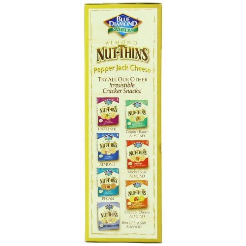 Blue Diamond Almond Nut-Thins, Pepper Jack, 4.25 Ounce Pack Of 6