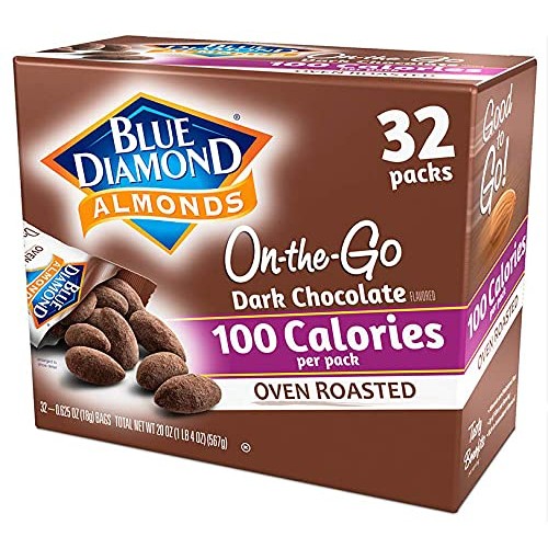 Blue Diamond Almonds, Oven Roasted Cocoa Dusted Almonds, 100 Cal