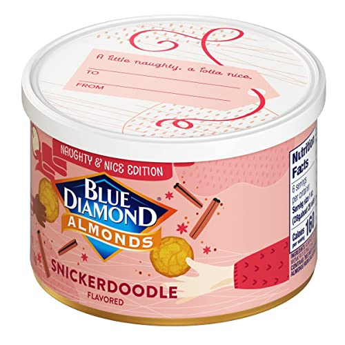 Blue Diamond Almonds, Snickerdoodle Holiday Snack Nuts, 6 Oz Res