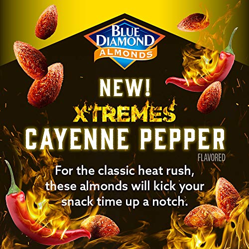 Blue Diamond Almonds Xtreme Cayenne Pepper Flavored Almonds, 6 O