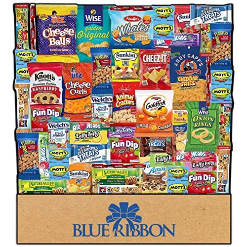 Snacks Box 48 Count Ultimate Sampler Mixed Box, Cookies Chips