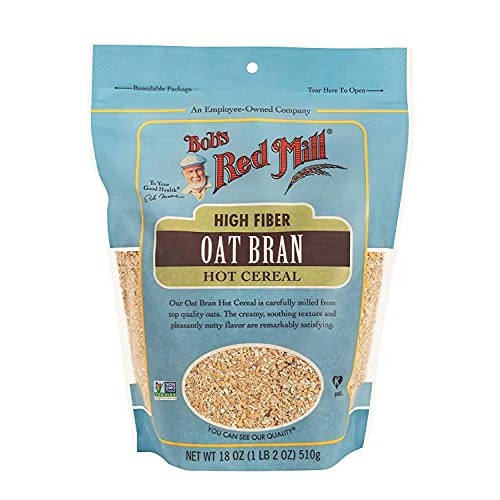 Bobs Red Mill Cereal Oat Bran, 18-Ounce Pack Of 3