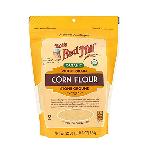 Bobs Red Mill Organic Corn Flour, 22 Ounce Pack Of 2