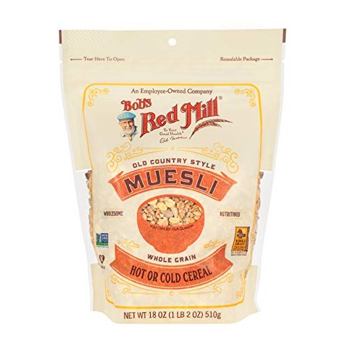 Bobs Red Mill Resealable Old Country Style Muesli Cereal, 18 Ou