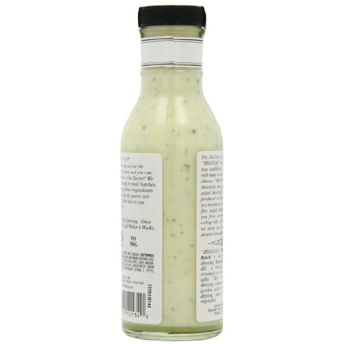 Briannas Ranch Salad Dressing, Classic Buttermilk, 12 Ounce