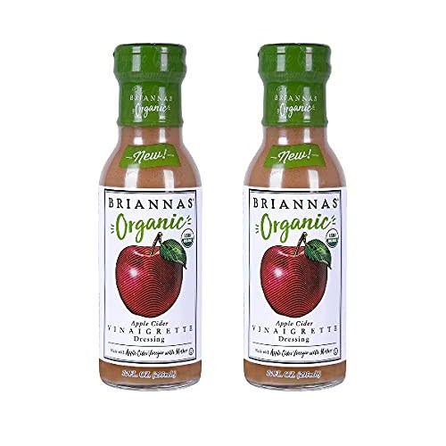 Briannas Salad Dressing Organic Apple Cider Vinaigrette Pack of 2