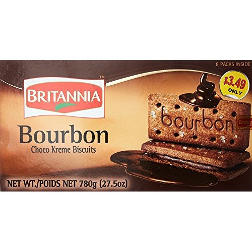 Britannia Bourbon Chocolate Flavoured Cream Biscuits 800 G