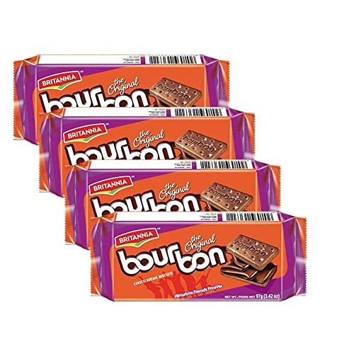 Britannia Bourbon the Original - Choco Creme Biscuits 3.42oz 97...