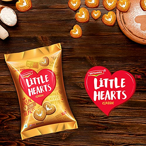 Britannia Little Hearts Biscuits 2.6oz 75g - Biscuit de Patits...