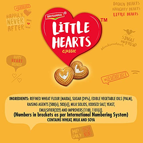 Britannia Little Hearts Biscuits 2.6oz 75g - Biscuit de Patits...