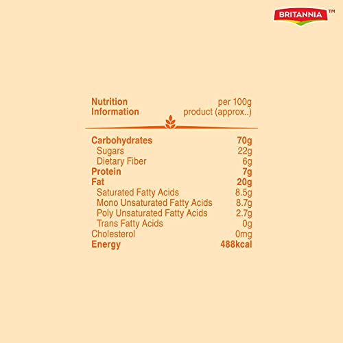 Britannia NutriChoice Oats Orange 2.64oz 75g - Breakfast & Tea...