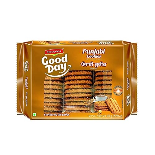 BRITANNIA Punjabi Cookies 21.90oz 620g - Whole Wheat Cookies -...