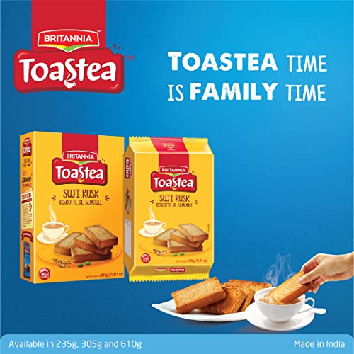 BRITANNIA Toastea Suji Rusk Crispy Tea Time Snack SUPER SAVER PA...