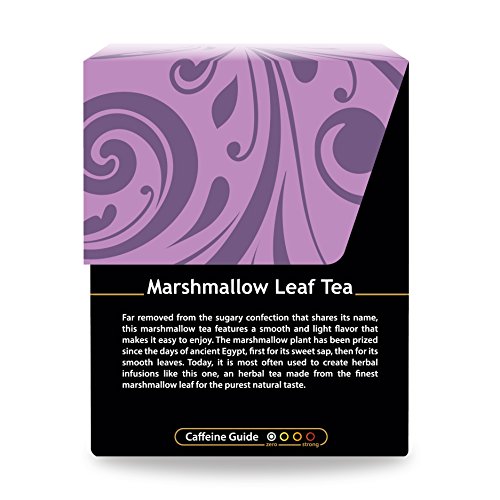 Organic Marshmallow Leaf Tea, 18 Bleach-Free Tea Bags – Caffeine