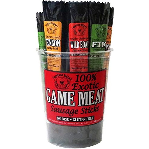 Buffalo Bills Exotic Game Meat Sausage Sticks mixed 1oz sticks ...