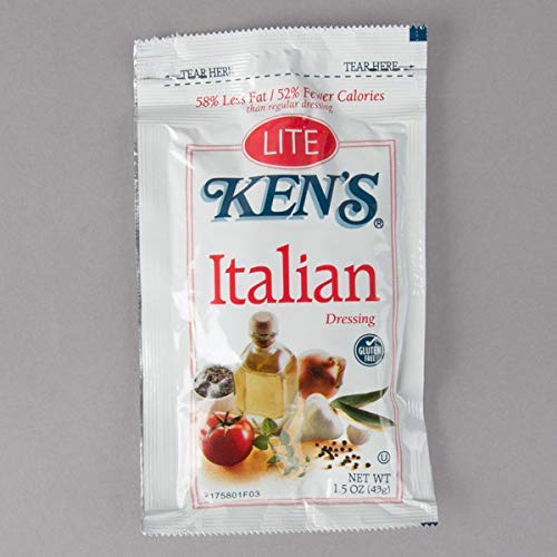 Bws Kens Foods, Inc. 1.5 Oz. Lite Italian Dressing Packets, Cas