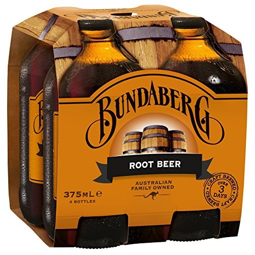 Bundaberg soda root beer 4pk