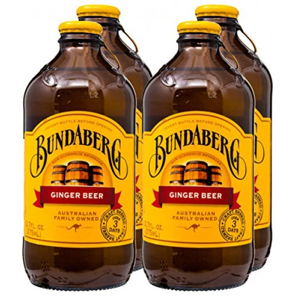 Bundaberg Ginger Beer 375 ml (Pack of 12) : : Grocery