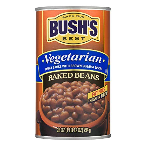 Bushs Best Baked Beans, Vegetarian, 28 Oz Pack-4