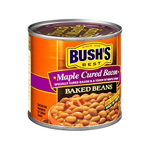 Bushs Best Maple Cured Bacon Baked Beans 16 Oz Pack Of 12