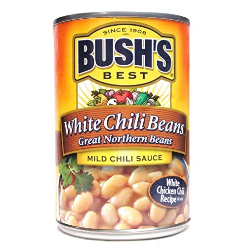 Bushs Chili Beans: Great Northern Beans In Mild Chili Sauce Pa