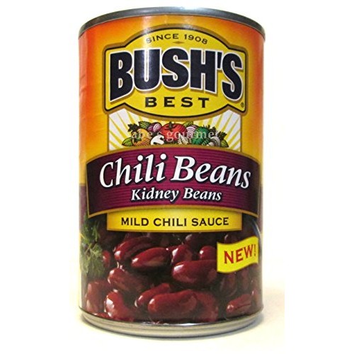 Bushs Chili Beans: Kidney Beans In Mild Chili Sauce Pack Of 3