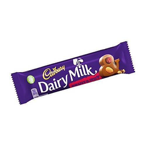 Cadbury Fruit &Amp; Nut Chocolate Bar 49G England 12 Pack