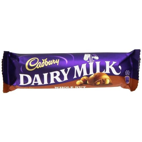 Cadbury Whole Nut, 1.73-Ounce Bars Pack Of 12