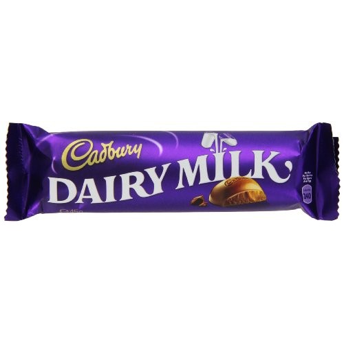 Cadbury Dairy Milk, 45G Bars, Pack Of 12