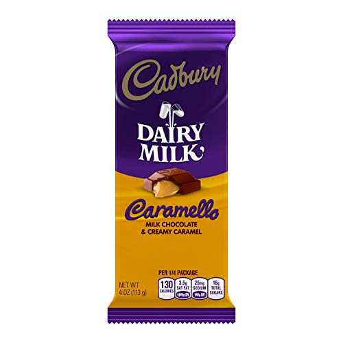 Cadbury Dairy Milk Caramello Milk Chocolate &Amp; Creamy Caramel Bar