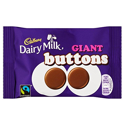 Cadburys Giant Buttons - 40G - Pack Of 12 40G X 12 Bags