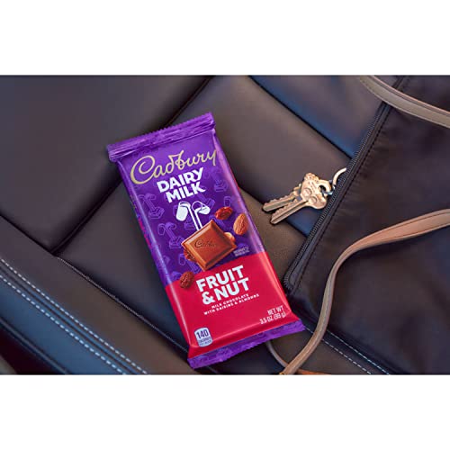 CADBURY DAIRY MILK Fruit & Nut Milk Chocolate with Raisins and A...