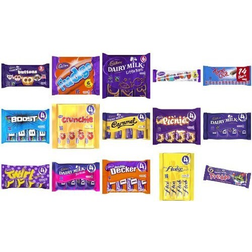 Cadbury Mega Pack. Includes 70 Bars Of Chocolate; Diary Milk, Fr