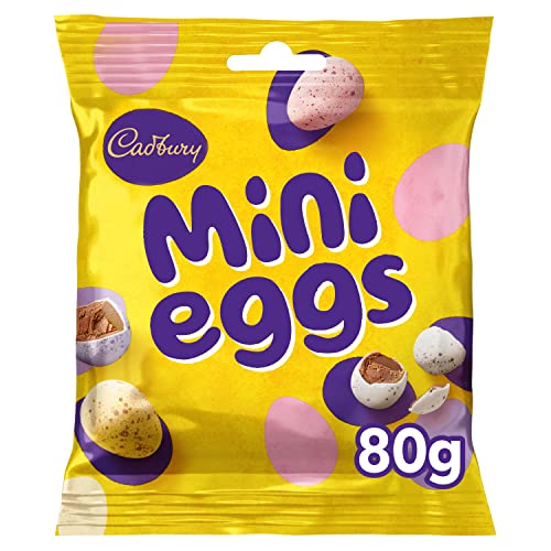 Cadbury Mini Chocolate Eggs Bag 80g – Solid milk mini chocolate ...